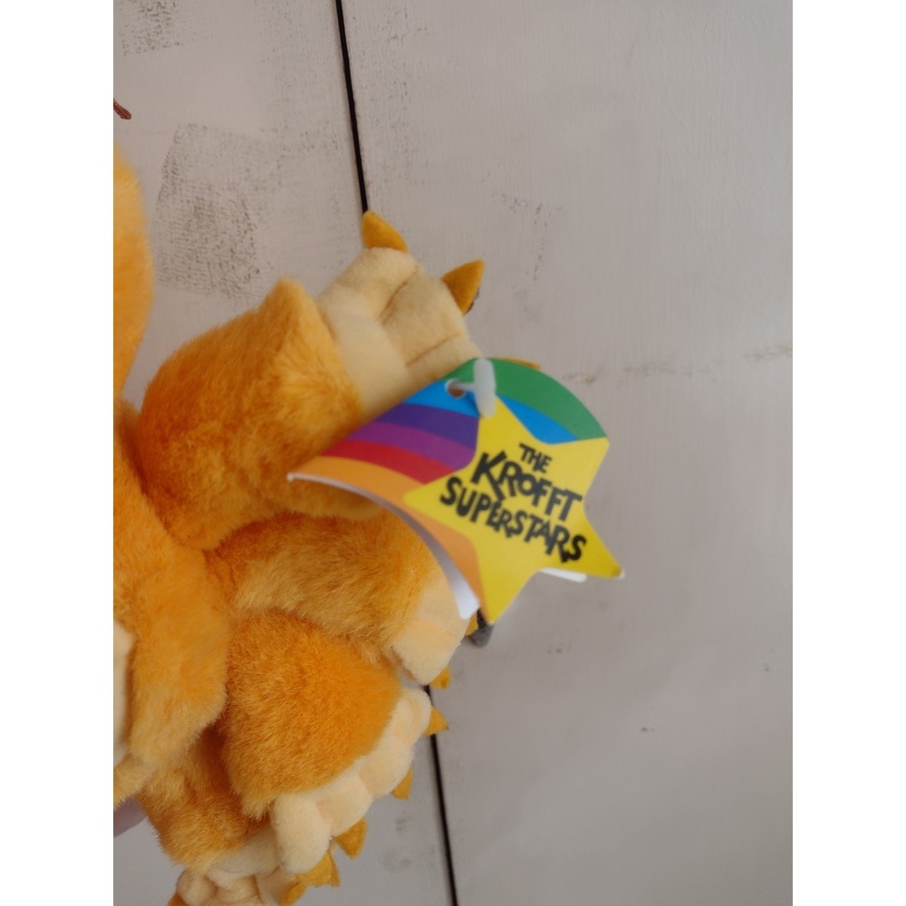 New Vtg 1999 PUFNSTUFF Krofft Superstars Plush Beanie Figure Seymour Spider - Picture 2 of 6
